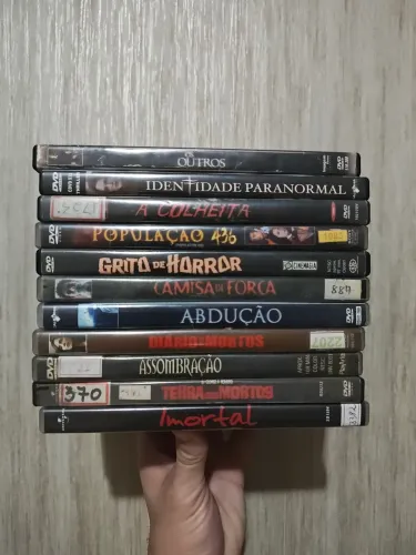 Lote Filmesu Terror DVD Original 
