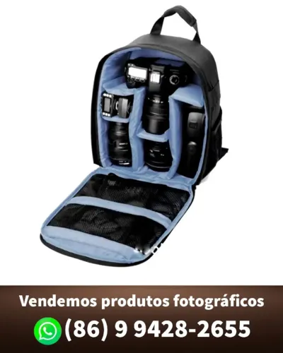 Mochila para equipamentos fotográficos (nova)