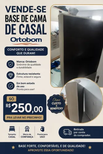 Cama box Ortobom 