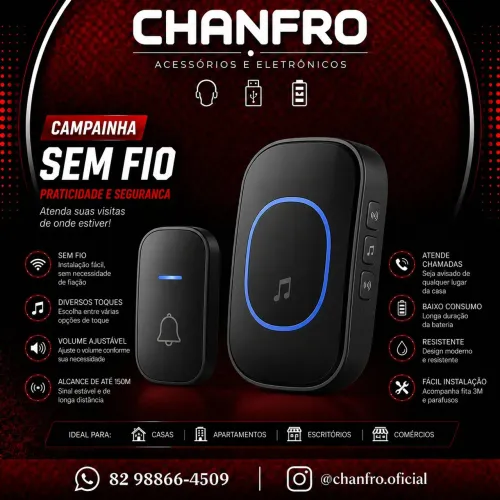 Campainha sem fio casa