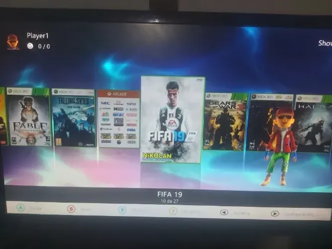 Xbox 360  RGH 3.0 +LT2 HD interno de 320GB com alguns jogos
