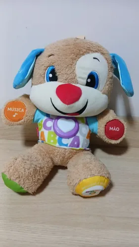 Cachorrinho pelúcia fisher price TOP smart stages