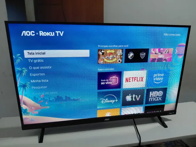 Vendo TV smart 32 valor 500 nao tem o controle 