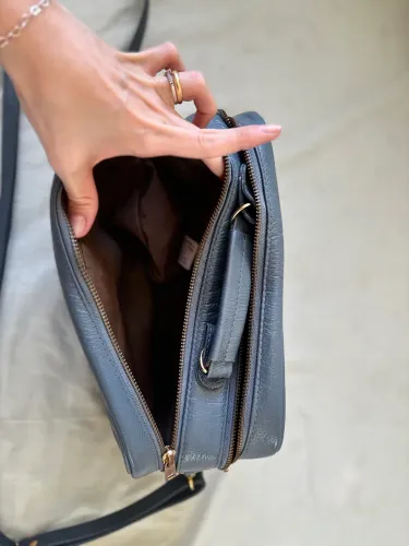 Bolsa de couro Constance
