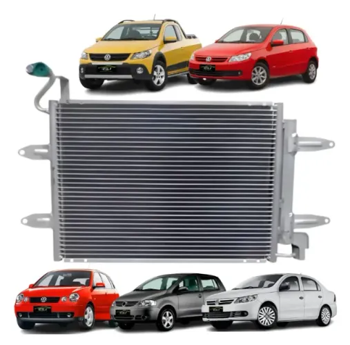 Condensador Fox, Voyage, Gol, Polo, Saveiro 1.0 1.6 2011 2012 2013 2014 2015 2016