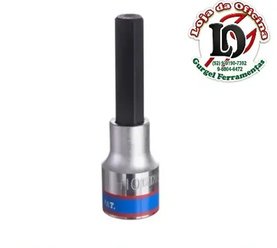 Soquete hexagonal ( allen) 10mm longo - King Tony-KT403510