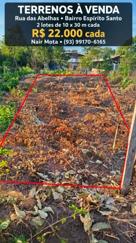 Terrenos à venda no bairro Espírito Santo