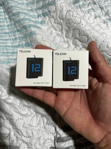 VENDO 2 BATERIAS NOVAS ORIGINAIS TELESIN PARA GOPRO 9, 10, 11 e 12