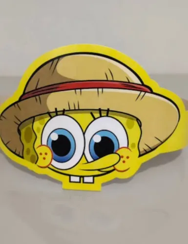 lote 4 coroas bob esponja mc donalds