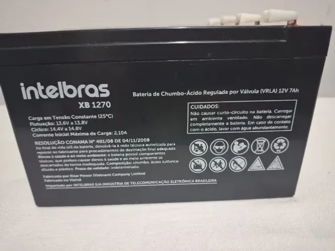 Bateria selada intelbras XB1270 - ( VRLA ) 12V / 7Ah