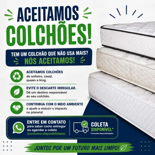Descarte Inteligente: Aceitamos Colchões
