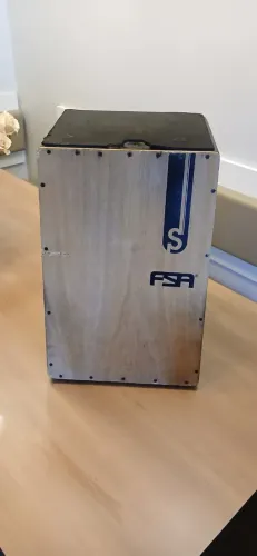Cajon Fsa Fs2501 Standard Eletroacústico Captação Dupla