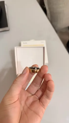 Oura Ring 5 Gold - Tamanho 7 - Novo