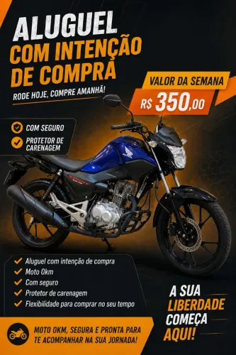 Locação com intenção de venda Start 160 0km