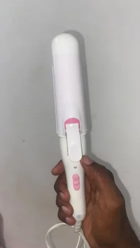 Babyliss branco com rosa novo