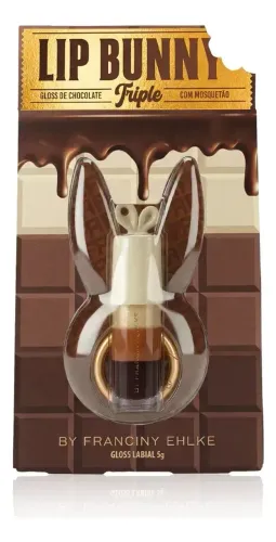 Gloss Labial Lip Bunny Triple Chocolate - Fran By Franciny Ehlke - Três Camadas