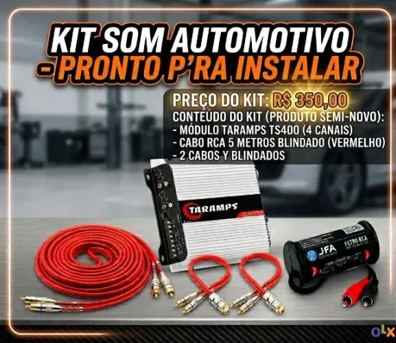 Modulo TS400 + Filtro Anti-Ruido + RCA 5M + 2Y 