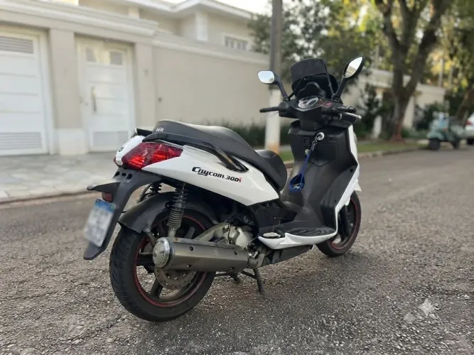 DAFRA SYM CITYCOM 300i 2015 - BRANCA - 32.000 KM - TODA REVISADA - OPORTUNIDADE