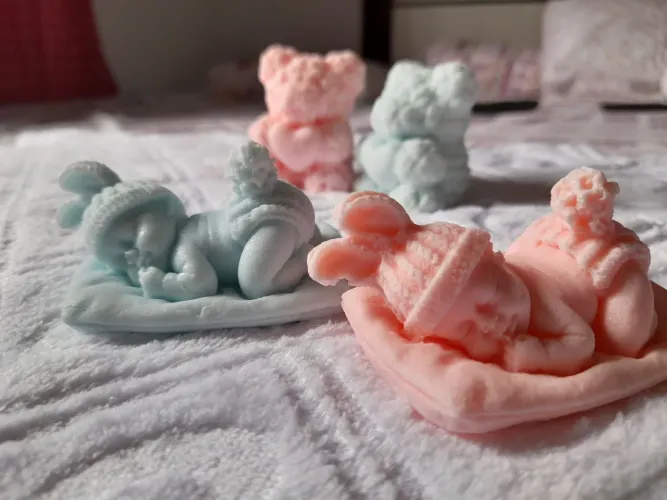Sabonete Artesanal de Bebê - Lembrancinha