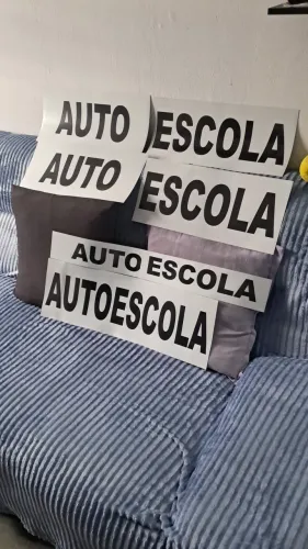 Ímãs Instrutor autônomo Auto escola Sem uso