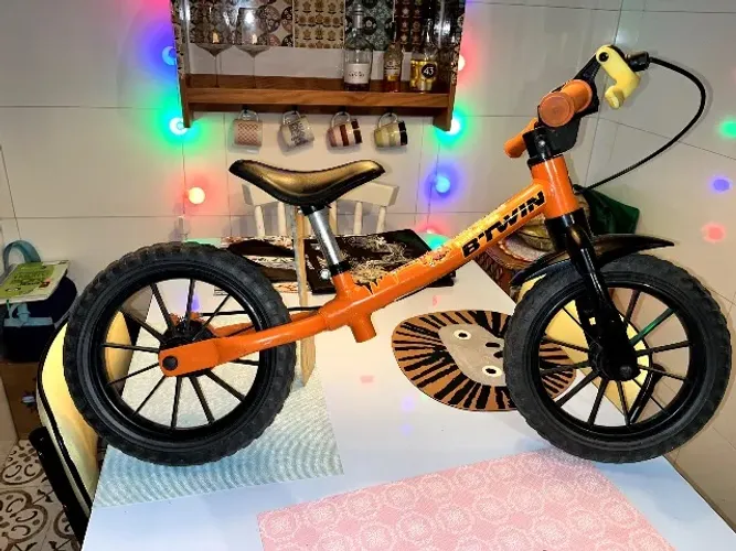 Bicicleta Infantil de Equilibrio com Freio Aro 12 Balance Runride 500 Btwin