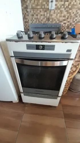 Fogão Brastemp tudo funcionando 4 bocas e o forno