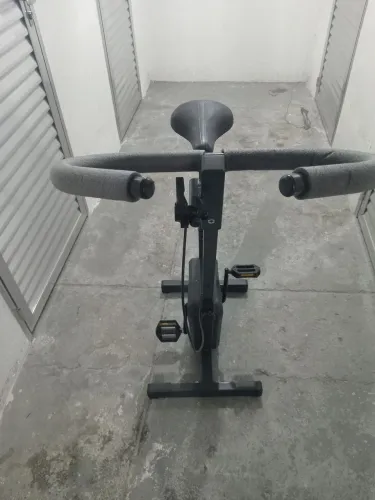 Bicicleta ergométrica Dream Fitness EX 450 cor chumbo