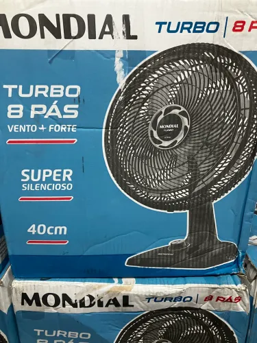Ventilador turbo mondial 8 pás