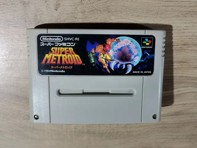 Jogo Original Super Metroid para Nintendo Super Famicom / Super NES