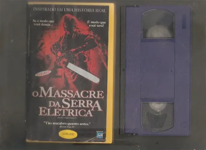 VHS O MASSACRE DA SERRA ELÉTRICA ( REMAKE ) - ORIGINAL - DUBLADO - RARO
