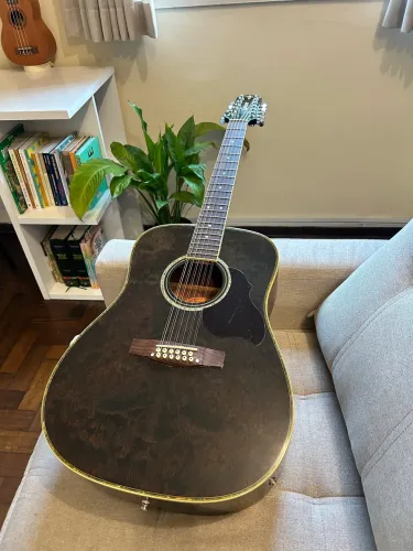 Violão 12 cordas Crafter Eletroacústico MD70-12EQ/TBK