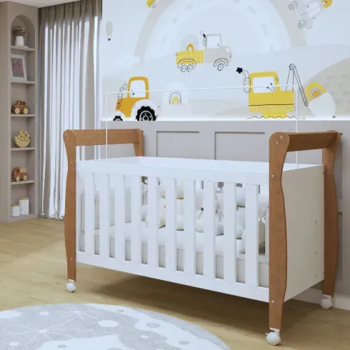 BERÇO MINI CAMA COM COLCHÃO