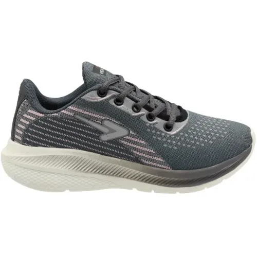 Tênis Adulto Caminhada Academia Fem Masc Jogger Box 200 Cinza+Rosa BX25122370