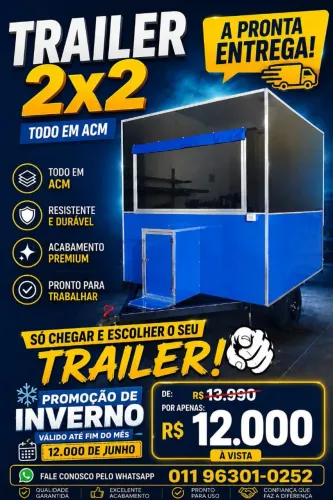 Trailer 2x2 em ACM R$ 14000 promoção só esse mês de junho