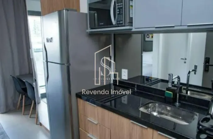 Condominio On Paulista no Paraíso, Studio Mobiliado de 20m² com 1 dormitório, sem vaga.