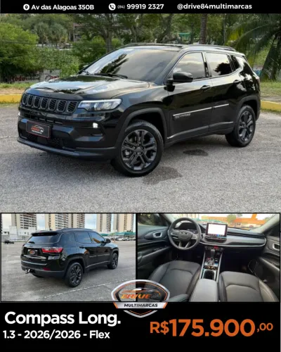 Jeep Compass Long. T270 1.3 TB 4X2 Flex AUT 2026