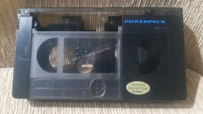 Adaptador de fita VHS-C Powerpack