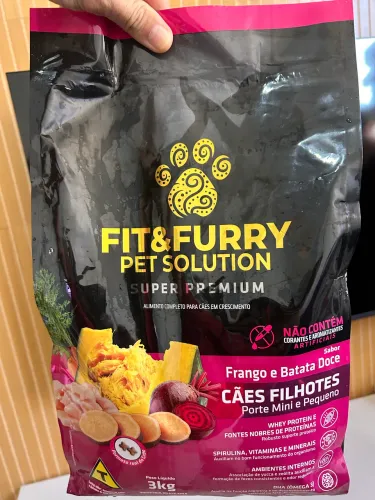 Raçao Super premium Fit&Furry filhote, 3kg