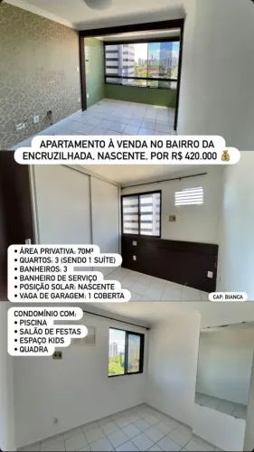 Apartamento à venda no MATHEUS MAIA, ENCRUZILHADA, Recife, PE