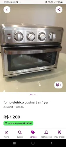 Forno Elétrico CUISINART Airfryer