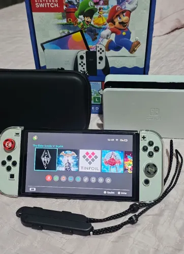 ? NINTENDO SWITCH OLED DESBLOQUEADO À VENDA!