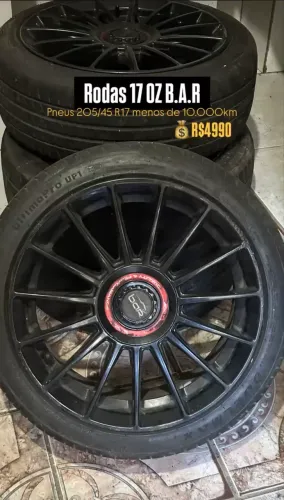 Aro 17 perfil baixo + pneus