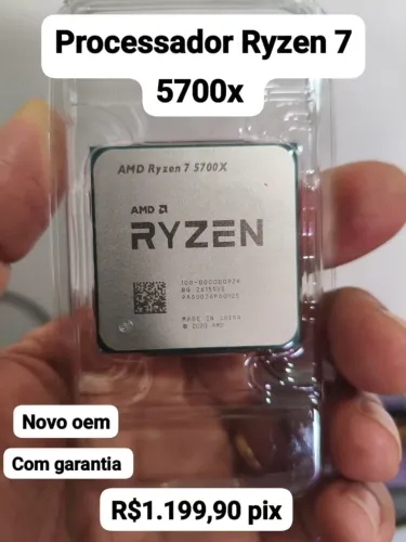 Processador ryzen 7 5700x oem novo com garantia