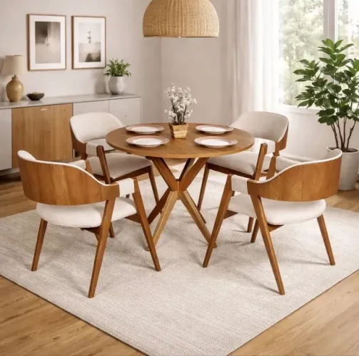 Conjunto de Jantar Ravena 4 Lugares