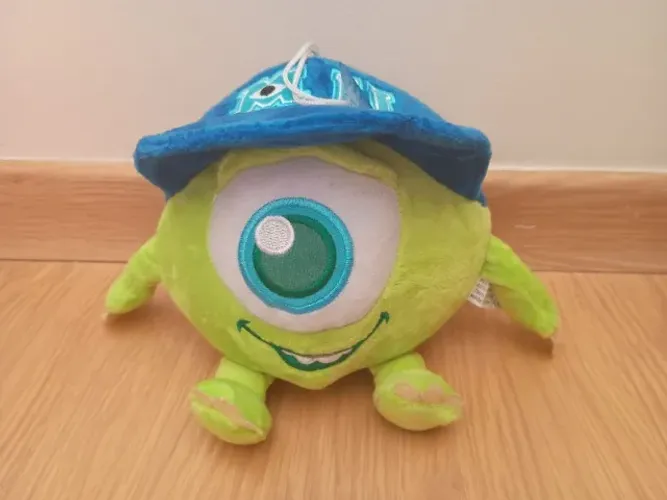 Boneco de pelucia mike wazowski universidade monstros sa 21cm