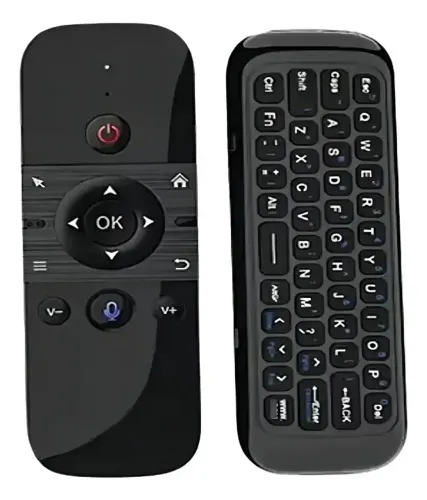 Controle Remoto Air Mouse Teclado 2.4g Com Voz Mouse Para Tv