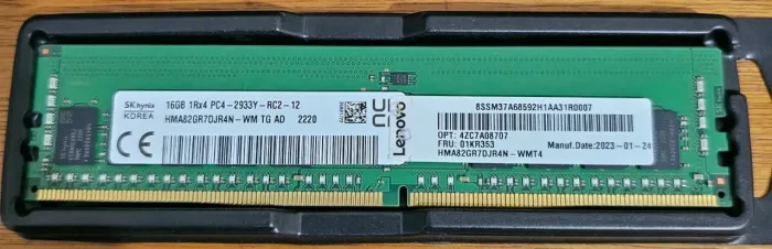 Memória Servidor DDR4 ECC Registered 16GB - Kingston / SK Hynix