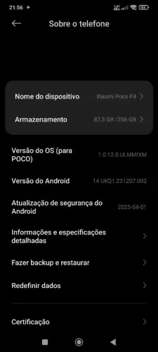 Poco F4 8GB/256GB