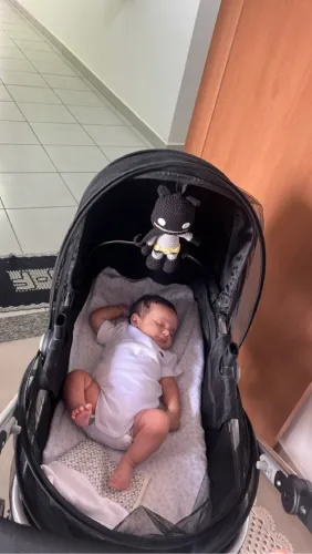 Carrinho de bebê Safety Mobi Duo c/ bebê conforto e base 