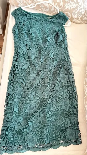 Vestido em renda verde Ralph Lauren P/M